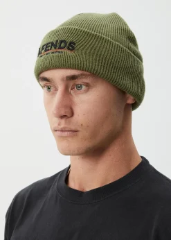 Accessories|Accessories<Afends Wired  - Beanie Oil Green