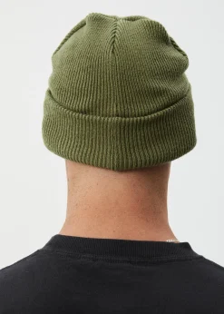 Accessories|Accessories<Afends Wired  - Beanie Oil Green