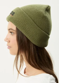 Accessories|Accessories<Afends Wired  - Beanie Oil Green