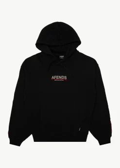 Sweaters & Hoodies<Afends Wired  - Boxy Hoodie Black