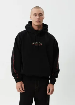 Sweaters & Hoodies<Afends Wired - Boxy Hoodie Black