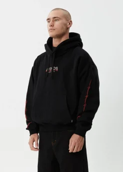 Sweaters & Hoodies<Afends Wired - Boxy Hoodie Black