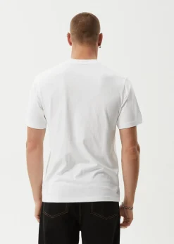 T-Shirts<Afends Wired  - Retro Tee White