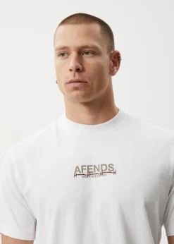 T-Shirts<Afends Wired  - Retro Tee White