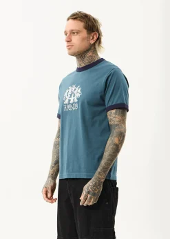 T-Shirts<Afends Witchcraft  - Ringer Tee Fuel