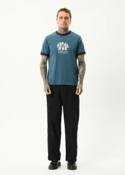T-Shirts<Afends Witchcraft  - Ringer Tee Fuel