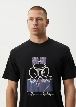 T-Shirts<Afends Zen Feeling  - Retro Tee Black